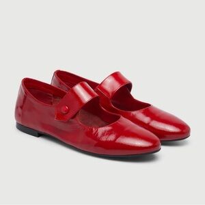 NEW!!!!! AUGUSTA Greta Mary Janes in Red Patent Leather